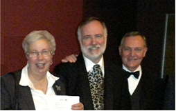 With Ann Labounsky and Dean Kauffman at 2009 Duquesne University performance of Bach’s Art of Fugue